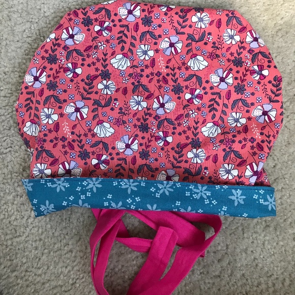 Scrub CAP/HAT *Reversible *Long Ties NWOT - Picture 12 of 15